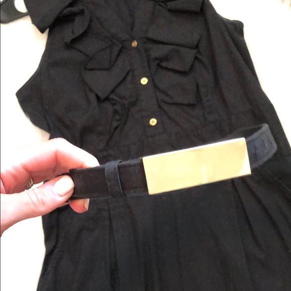 Black Express Ruffle Dress - Picture 3 of 4